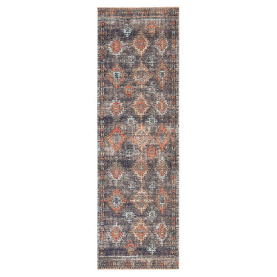 Tapis bleu / orange intérieur / extérieur Jaipur Living Dez
