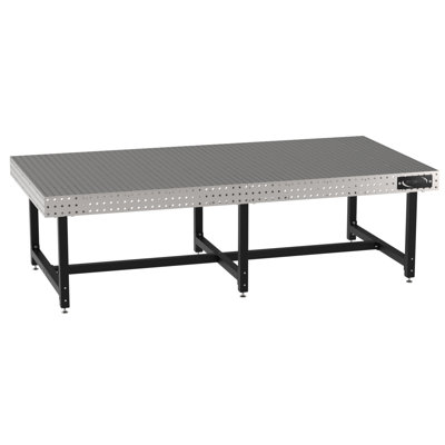 Diversified Spaces (CTE) Classroom Welding & Fixture Table, Carbon Steel Top, Powdercoat Legs, Self-Leveling Feet, Made In The USA