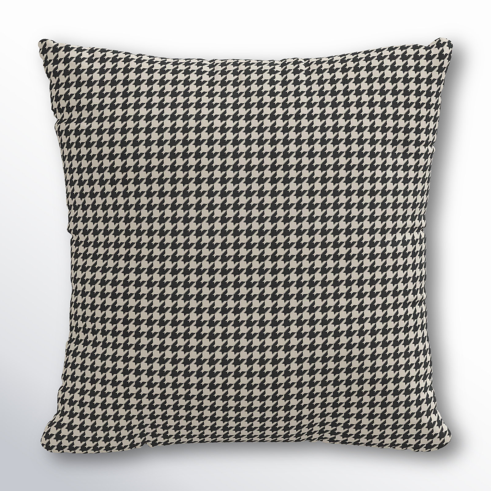 Arkins Geometric Cotton Throw Pillow, 18, Pillow Cover Only - No Insert, Black/White