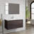 Jasso 40'' Single Bathroom Vanity with Ceramic Top-2089083737
