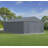 Classic Metal Shed, 12 X 12, Charcoal-85519960-119308592