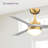 Barlow 52 inch Indoor/Outdoor Ceiling Fan with LED CCT Select Light Kit - Brushed Satin Brass with Matte White blades-98423961-98423960