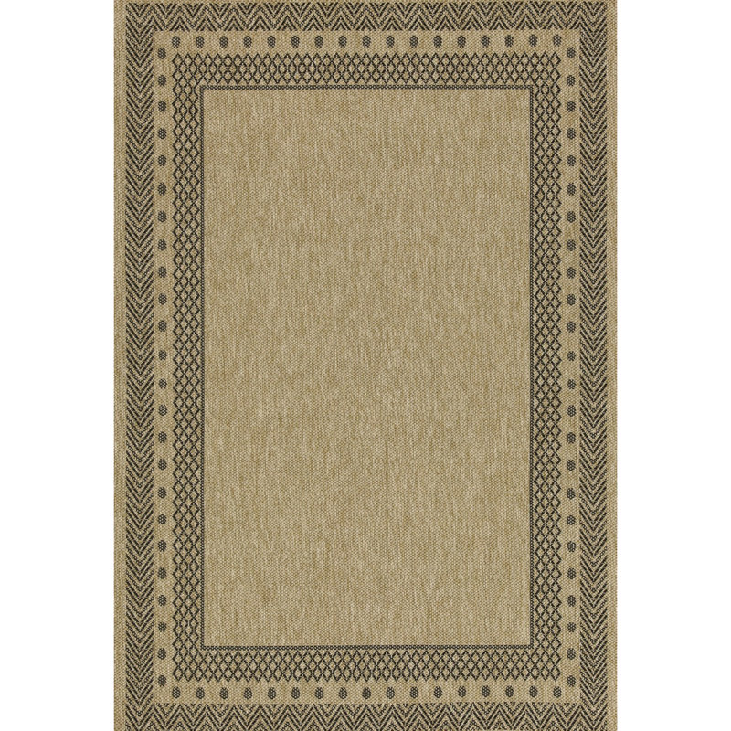 Revêtement de sol intérieur / extérieur Earth Collection - 2 pi 7 po Tapis et tapis pour animaux en polypropylène noir naturel X 3