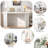Console Table Modern Console Table With L-shaped Legs And Round Corners-910433273