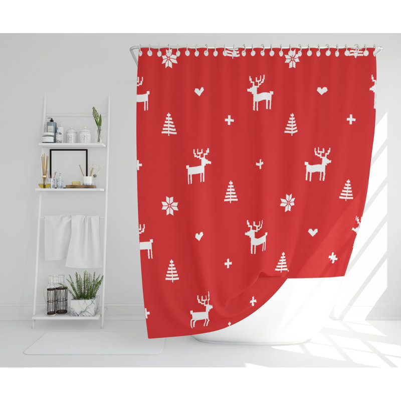 Eller Polyester Shower Curtain Set