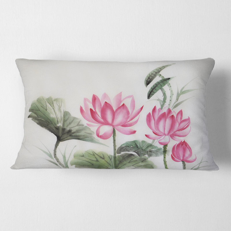 Floral Throw Pillow