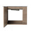 Meuble-lavabo élégant avec lavabo, design flottant pour un look moderne et peu encombrant.