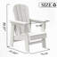 Chaise Adirondack en plastique Laputz-1160066955