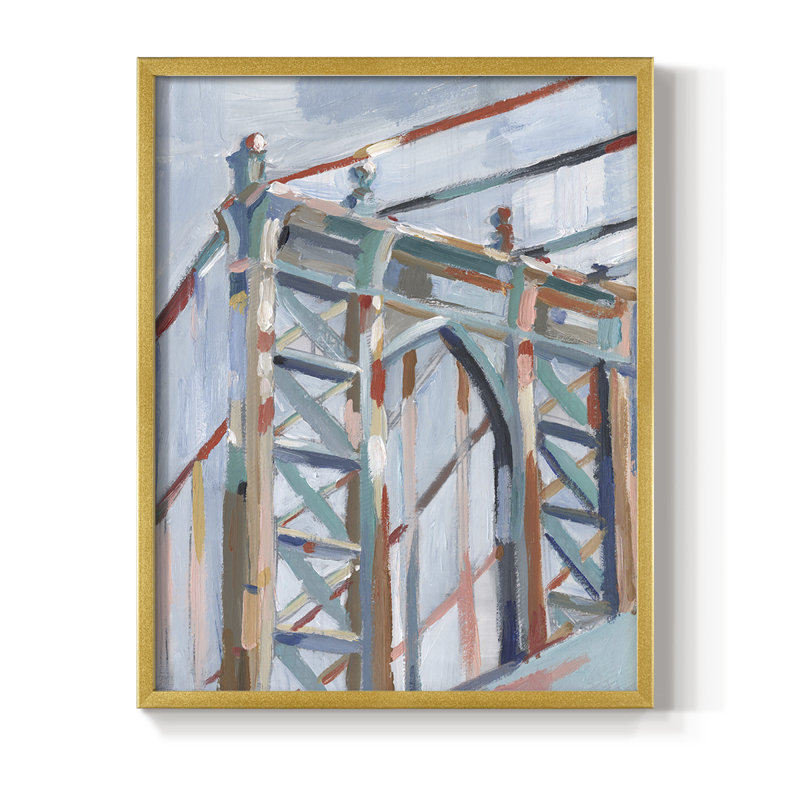 «Big City Colors II», reproduction encadrée - bois massif, H 10 po x l 8 po
