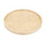 Plateau tournant en bois rond