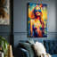 Summer Girl in Bikini - peinture sur toile tendue-88068995