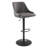Dandrae Swivel Upholstered Adjustable Height Counter Stool with Metal Frame-808530062