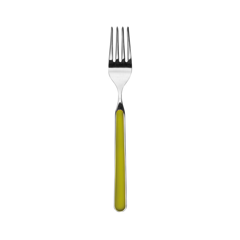 Fantasia Table Fork - 12 Pieces - Acid Green, Oliva