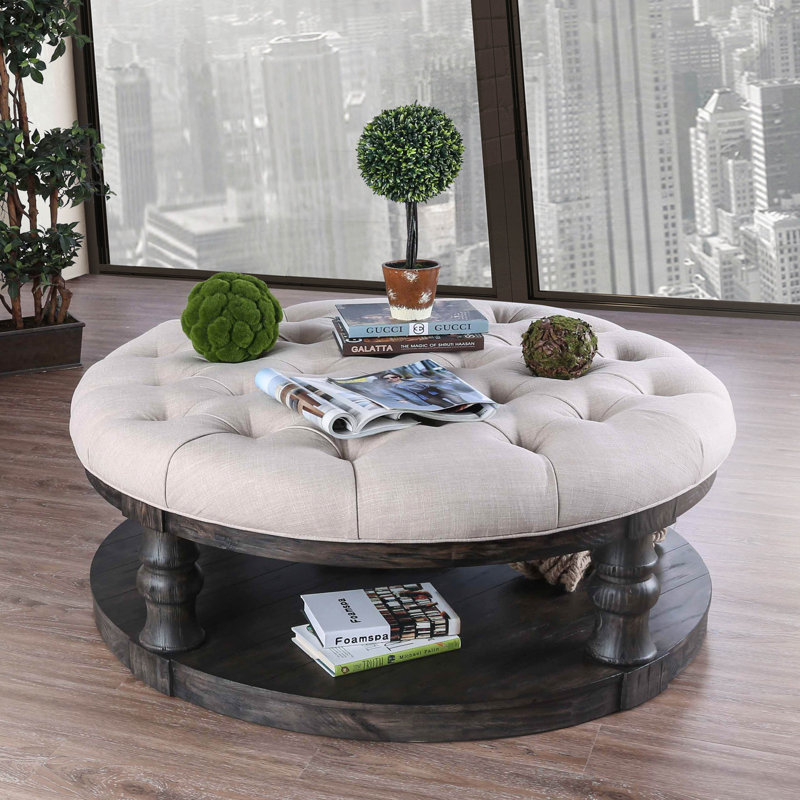 Table basse Scaggs, Gris antique