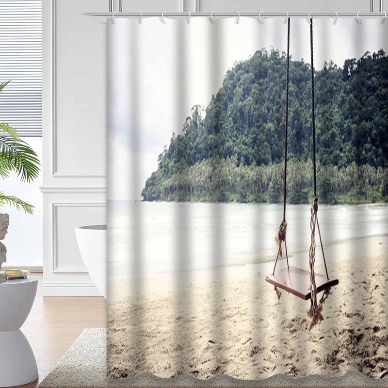 Architecture de l'intérieur de la maison Swing Beach Island avec 12 crochets, L 72 po x l 84 po