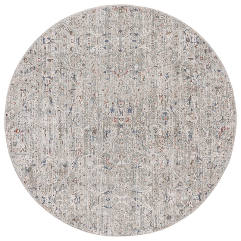 Vivaldi Performance Abstract Rug, Round 6'7"