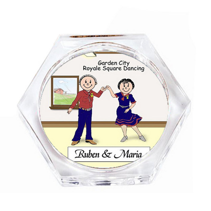 Ensemble de 4 sous-verres personnalisés, Oui
