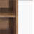 Oak Finish Shoe Cabinet