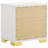 White 2-drawer Nightstand