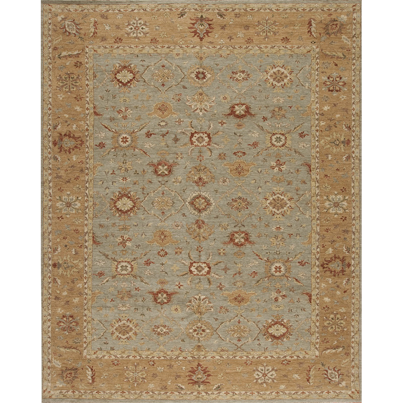 Essence Hand Knotted Wool Area Rug, Rectangle 12' x 18'