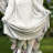 21"H MGO Angel Garden Statue with Birdfeeder
