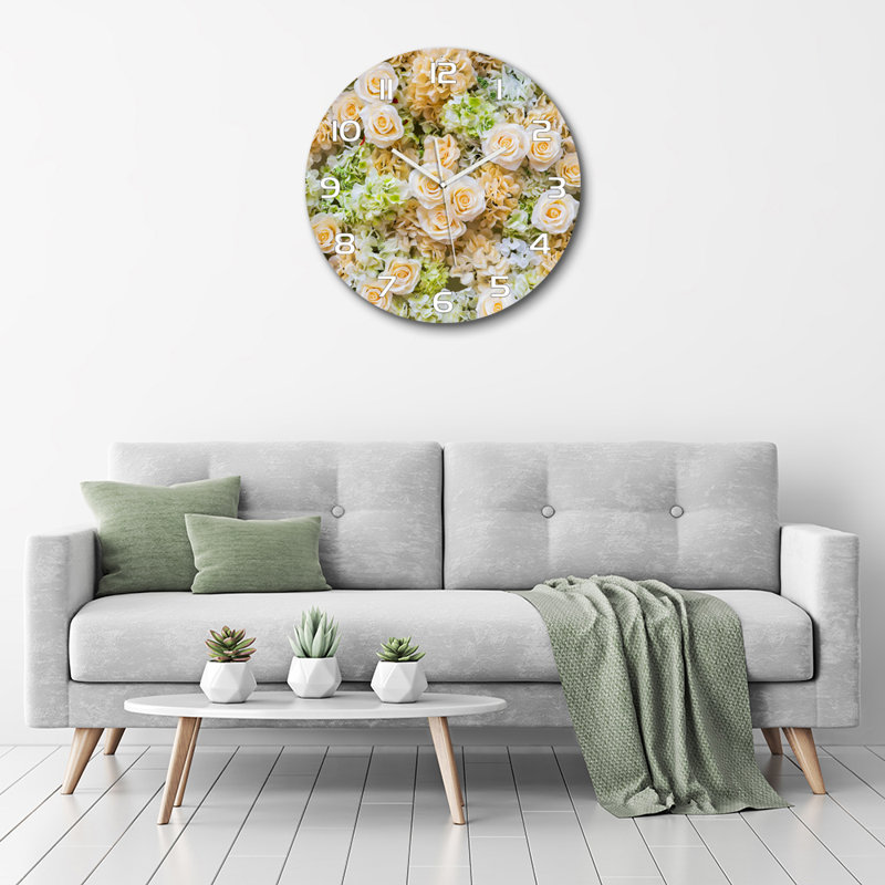 Jucel Glass Wall Clock