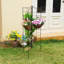  Treillis de jardin pliant à 3 panneaux H 45,3 po x l 9,6 po