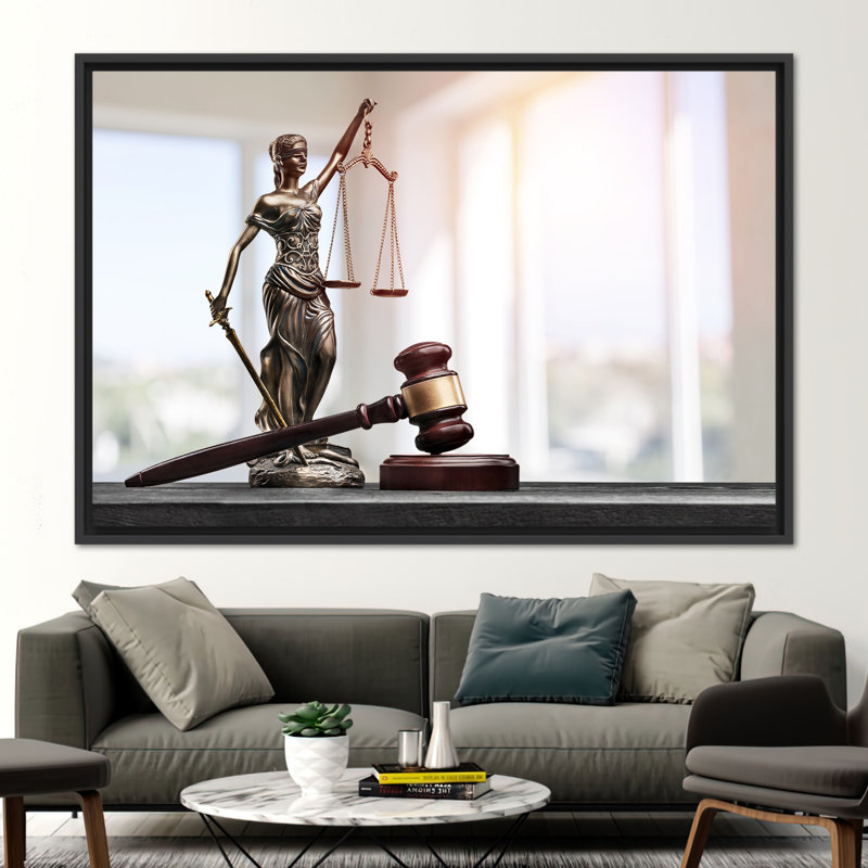 Print on Canvas, 25 cm H x 35 cm W, Framed Print without Mat, Black