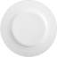 Ensemble de 6 assiettes blanches, 10,5 pouces