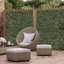 100cm Faux Evergreen Hedge