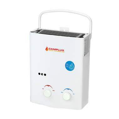Camplux 5L 1.32 GPM Outdoor Portable Propane Gas Tankless Water Heater With  1.2 GPM Water Pump | Wayfair