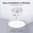6 Pack 12 Inch Flush Mount Ceiling Light, 3200LM, 5CCT 2700K/3000K/4000K/5000K/6500K Selectable, 24W, Dimmable, LED Panel Light Fixture for Kitchen Bedroom Hallway Basement Laundry Living Room