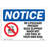 No Lifeguard Present Deck Slippery When Wet Use Pool at Your Own Risk Sign
