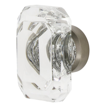 Nostalgic Warehouse Gem Clear Crystal Crystal Cabinet Knob
