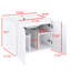 Meuble-lavabo mural flottant 24 po avec lavabo en porcelaine blanche et portes à fermeture douce Rockmill