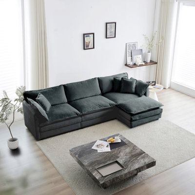 Canapé modulaire en chenille