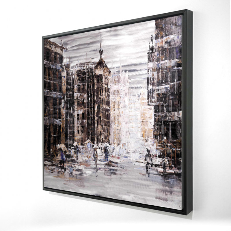 «Industrial Abstract City», reproduction sur toile