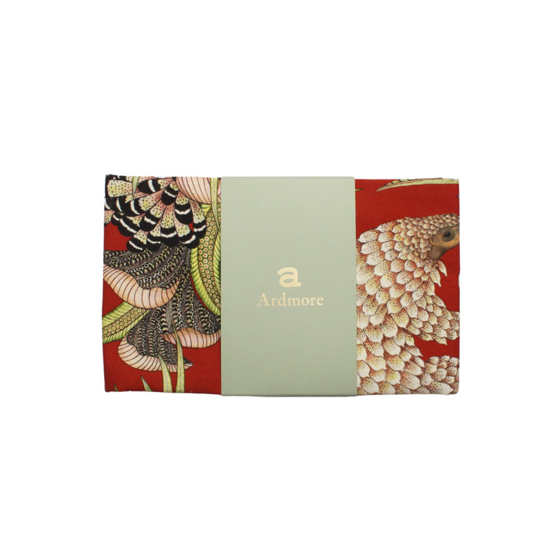 Tea Towel - Pangolin Pair, Royal Red
