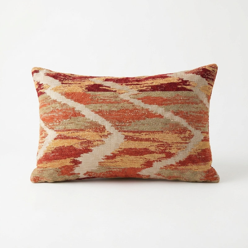 Tangelo Avalanche Lumbar Indoor/Outdoor Pillow Cover & Insert, 18" x 18"