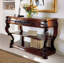 57" Solid/Manufactured Wood Console Table