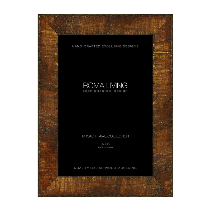Cadre photo Tabacchino, 5 po x 5 po, Feuille de tabac