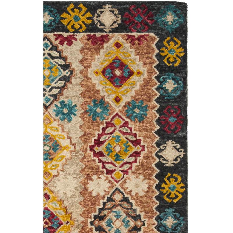 Popp Hand Tufted Wool Southwestern Rug, Runner 2'3" x 7'