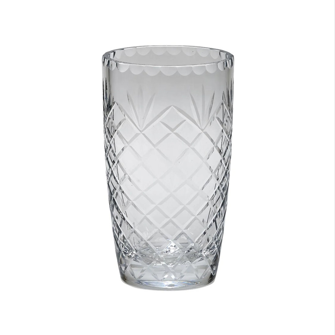 Medallion II Crystal Table Vase Creative Gifts International