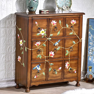 Dark Brown Solid + Manufactured Wood Sideboard
