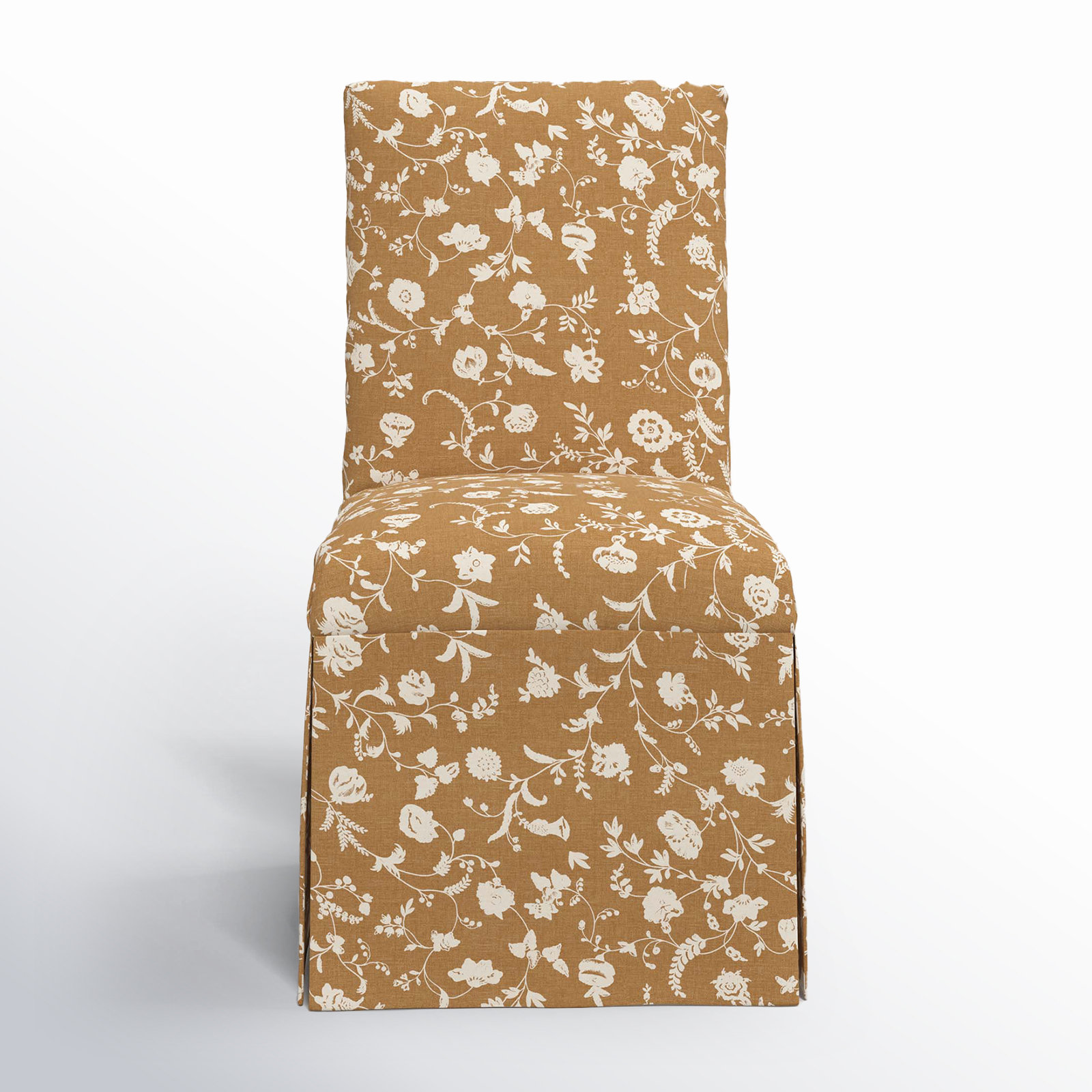 Silvia Parsons Chair, Robina Floral Ochre