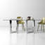 Dern 78" Glass Dining Table