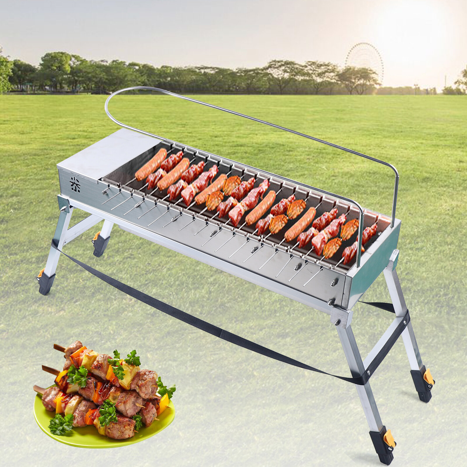 Christendom Schrijft een rapport Efficiënt YYBSH Electric Portable Barbecue Grill | Wayfair