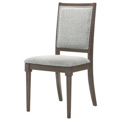 Gerie Upholstered Dining Side Chair Dark Brown