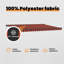 Brayden Studio 300cm D Fabric Cover Retractable Door / Window Awning-2027243458-2027243463