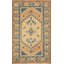 Kazak Wool Oriental Area Rug in Rust/Ivory